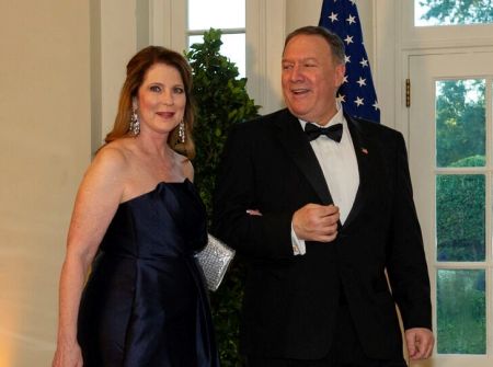 Susan Pompeo with her husband 